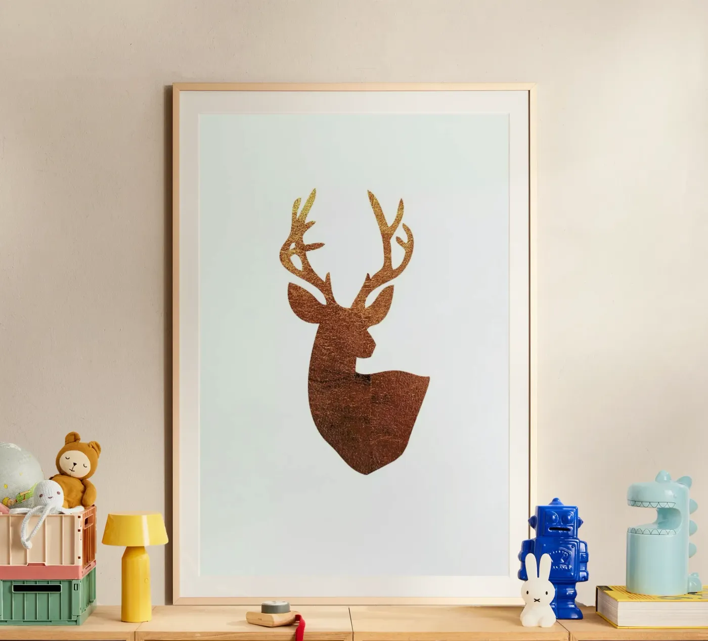 Hirsch Kupfer poster da XOXO Arte