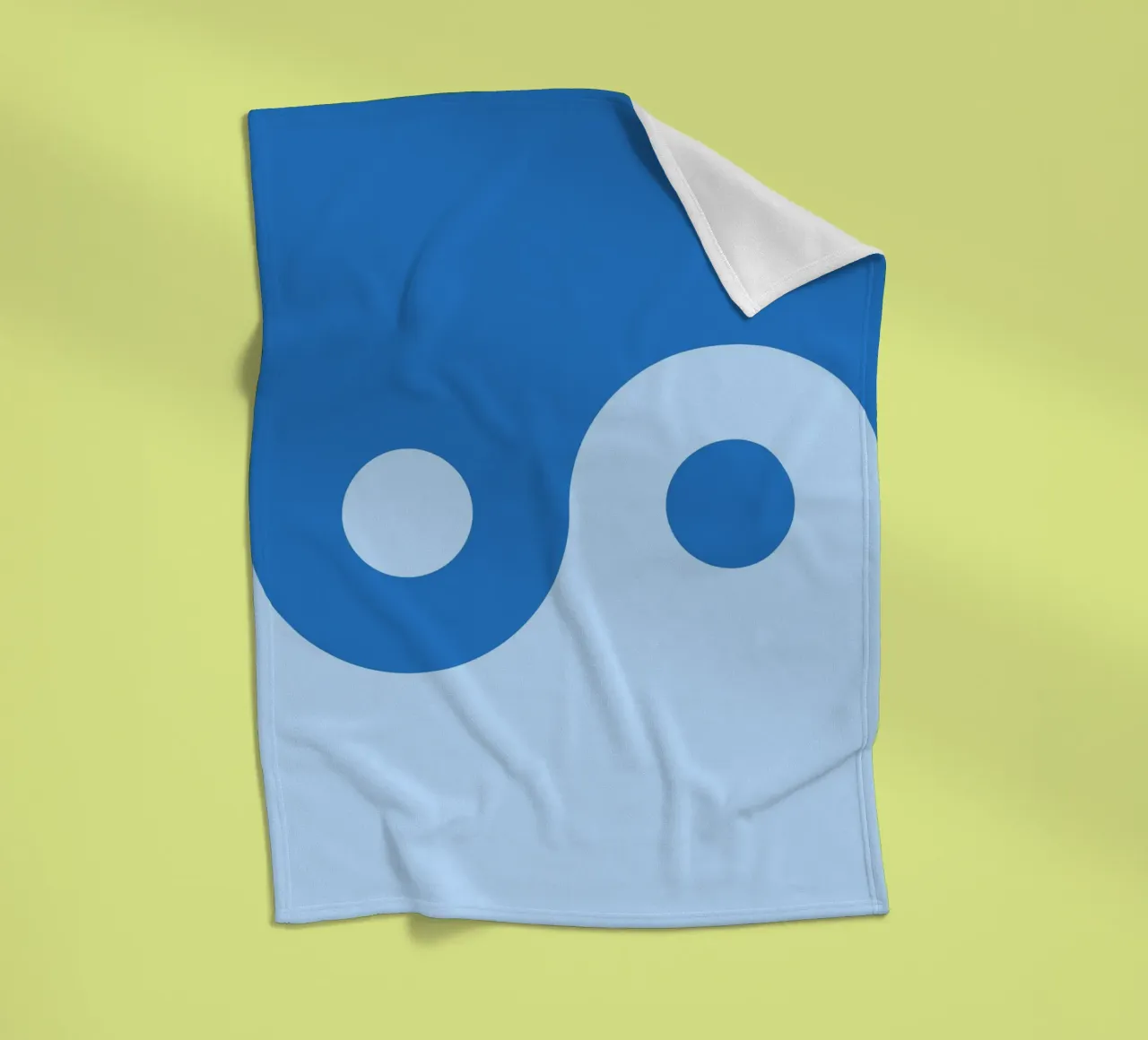 yin and yang 2 coperta in pile da lookingforsunrays