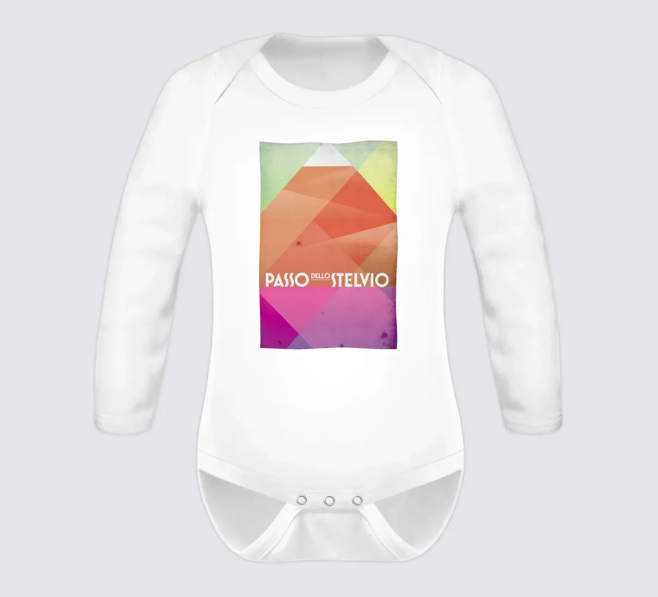 Passo dello Stevio long-sleeve baby romper by Benjamin Andresen
