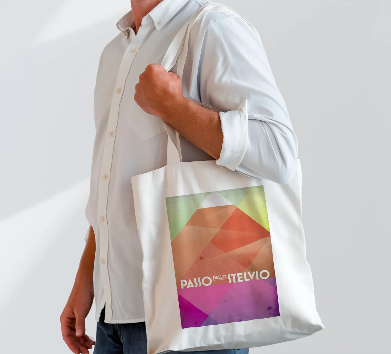 Passo dello Stevio borsa in juta da Benjamin Andresen