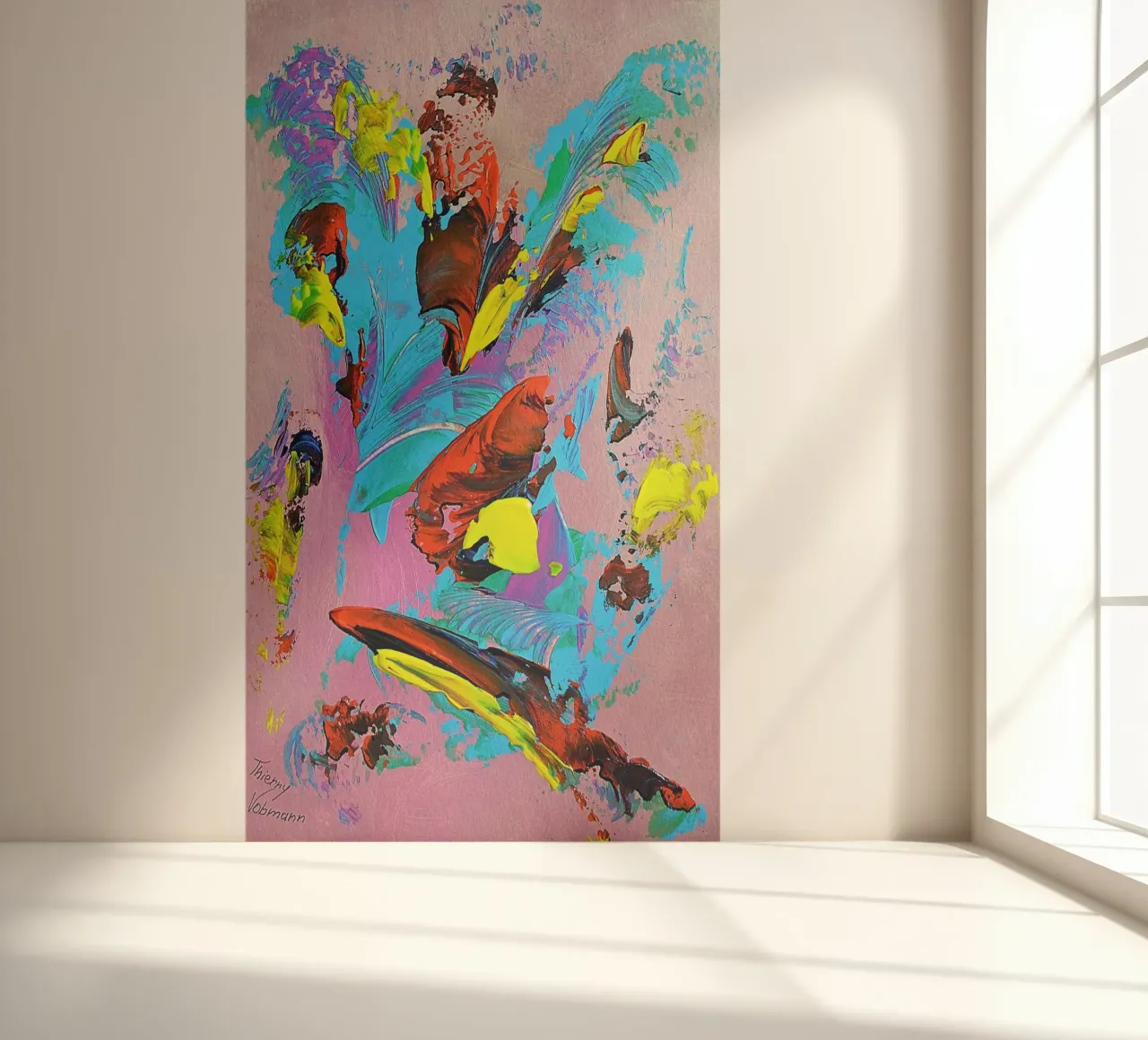 IDEAL GIFT 77 photo wallpaper by Thierry Vobmann Abstract painting