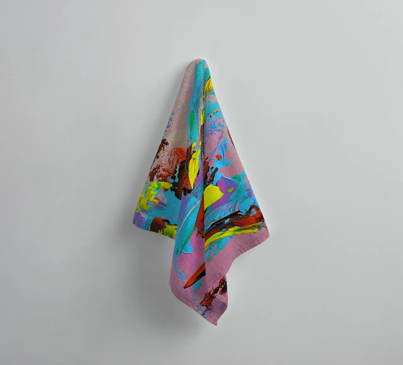 IDEAL GIFT 77 towel by Thierry Vobmann Abstract painting