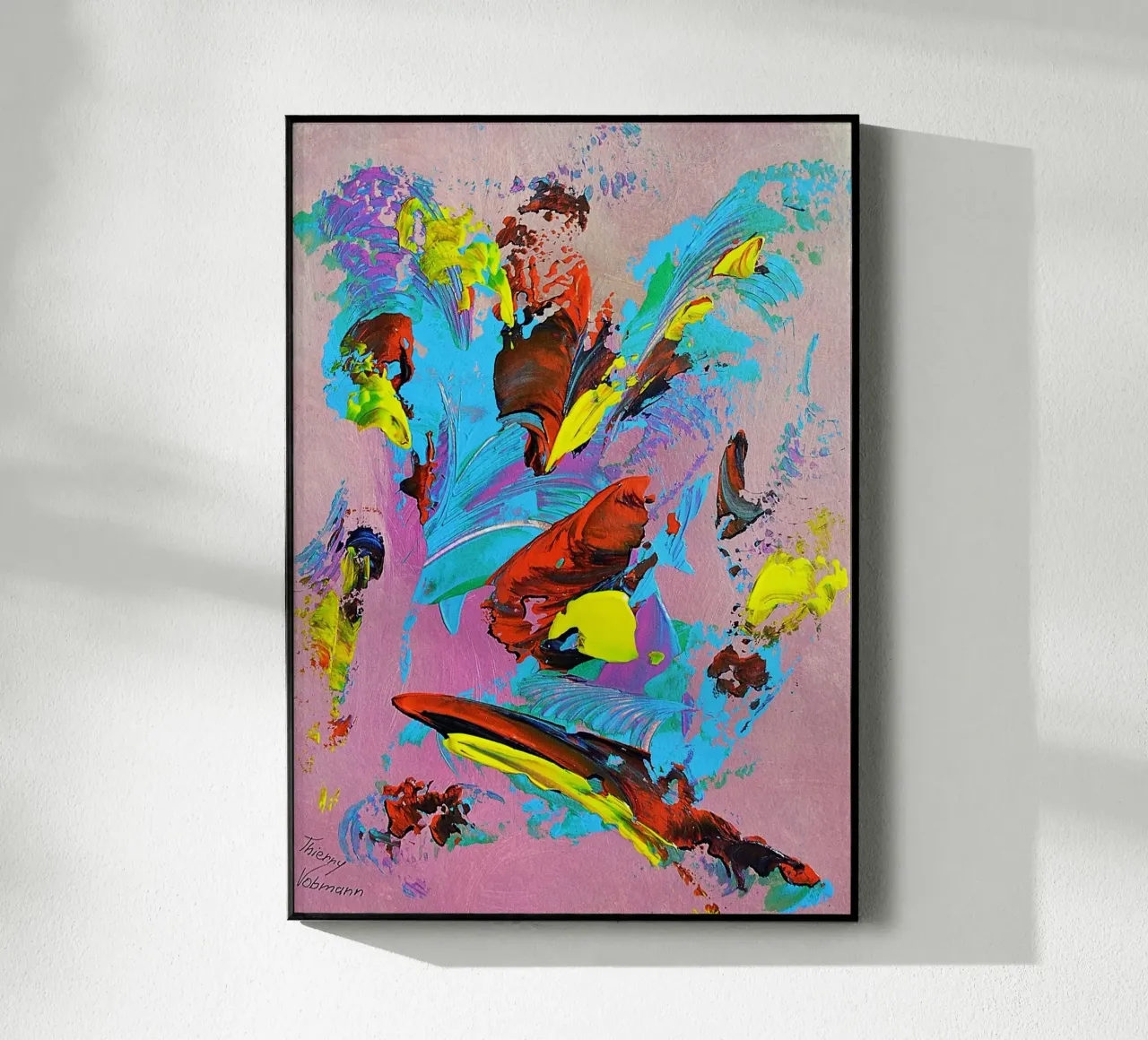 IDEAL GIFT 77 plexiglass da Thierry Vobmann Abstract painting