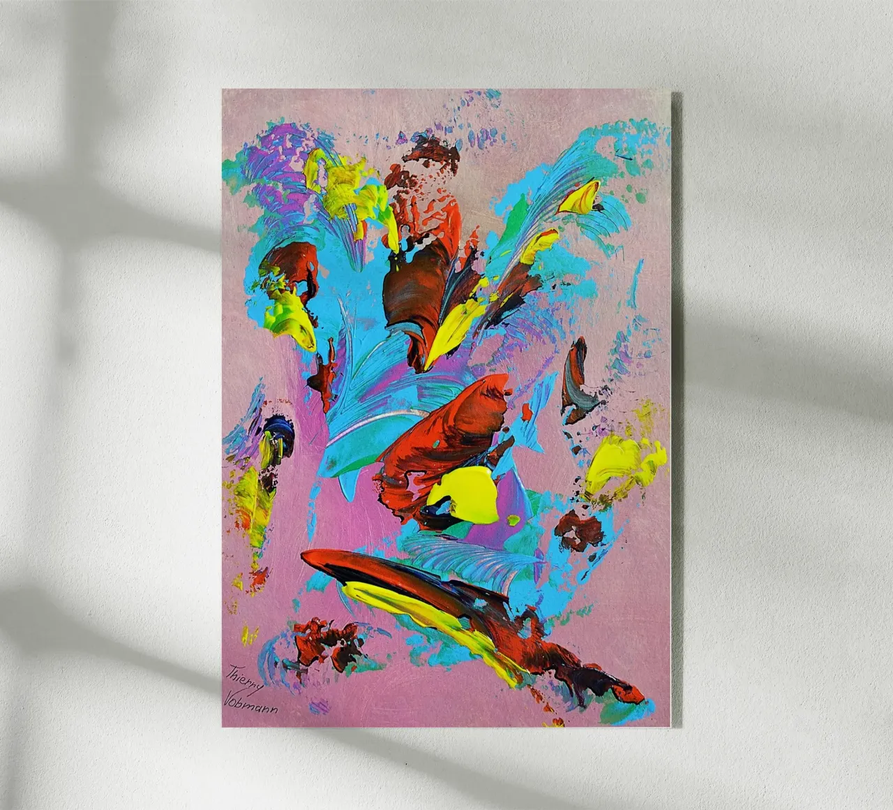 IDEAL GIFT 77 plexiglass da Thierry Vobmann Abstract painting