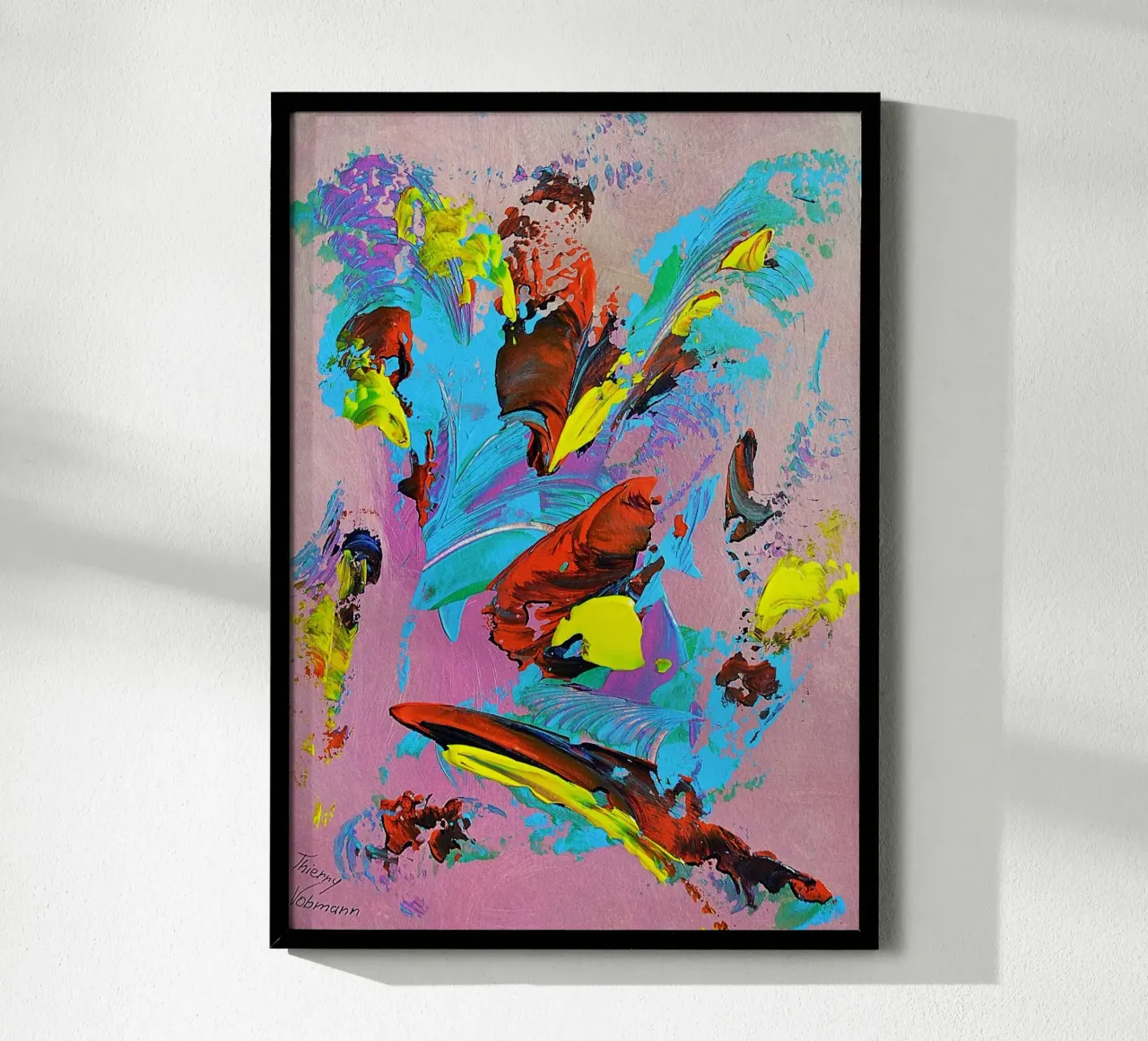 IDEAL GIFT 77 poster da Thierry Vobmann Abstract painting