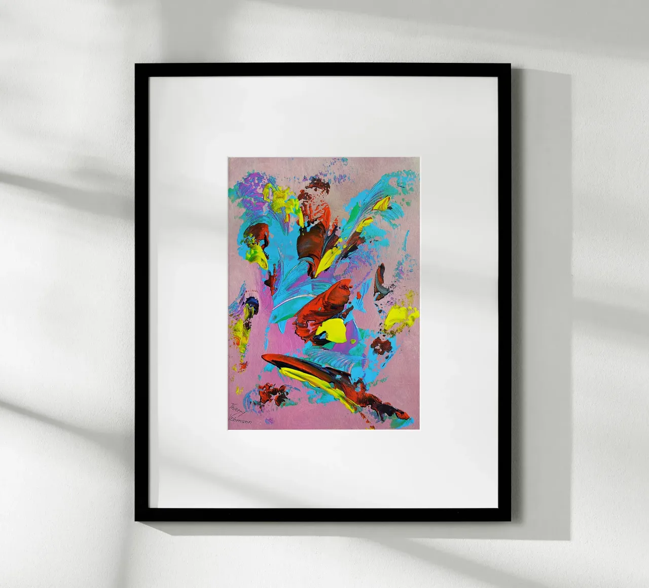 IDEAL GIFT 77 poster da Thierry Vobmann Abstract painting