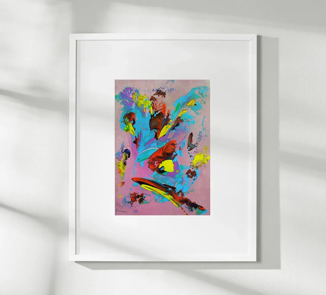 IDEAL GIFT 77 poster da Thierry Vobmann Abstract painting