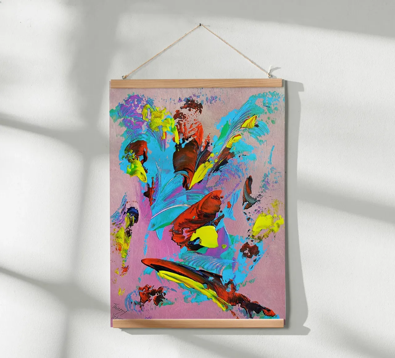 IDEAL GIFT 77 poster da Thierry Vobmann Abstract painting