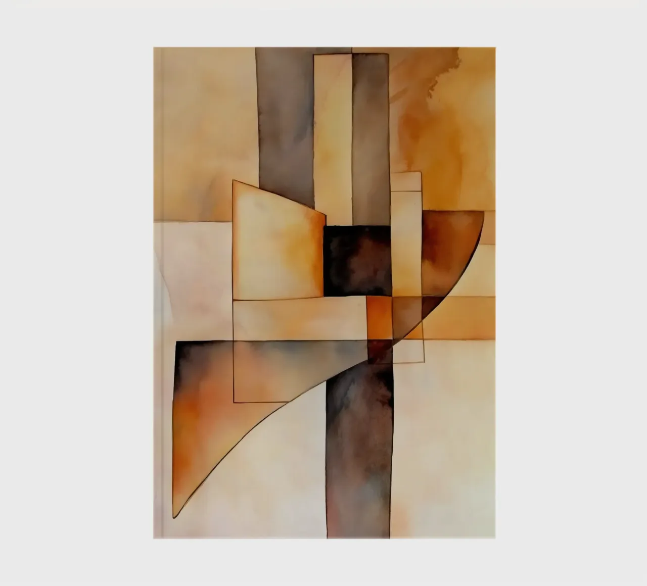 Abstract brown notebook by Imagine