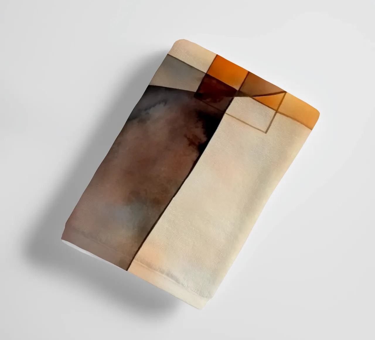 Abstract brown asciugamano da bagno da Imagine