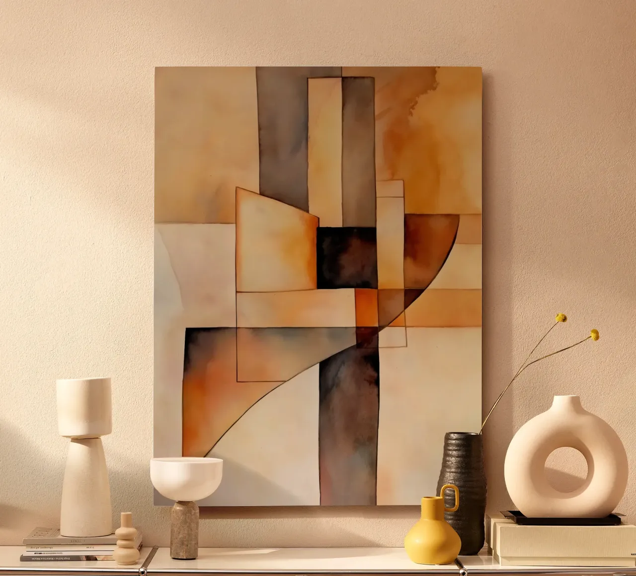 Abstract brown alluminio dibond da Imagine