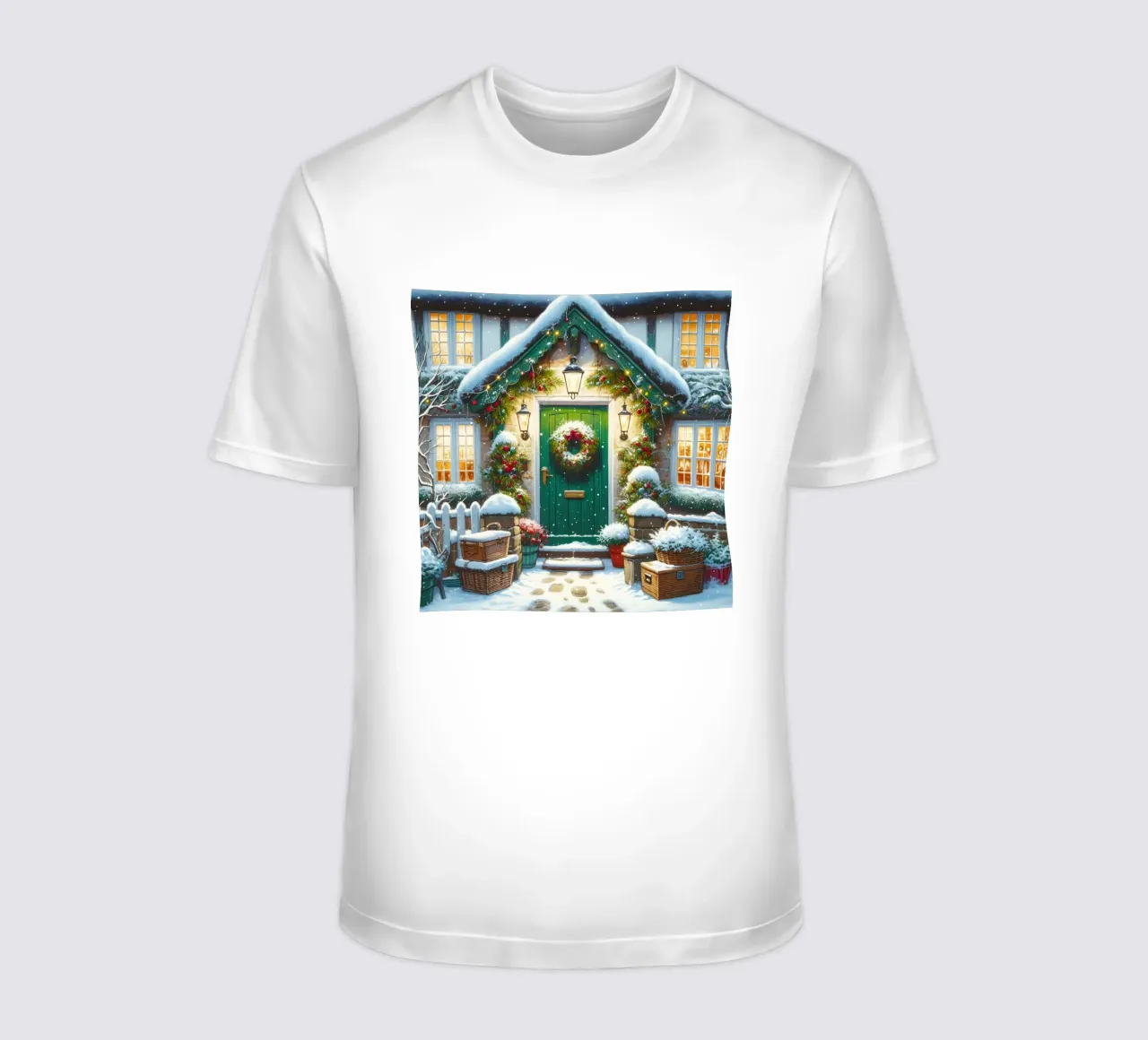 A CASA PER NATALE t-shirt da ARTOMATIC