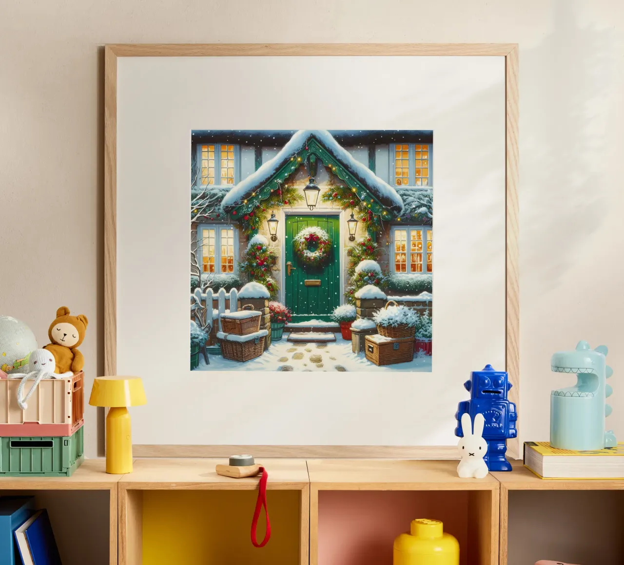 A CASA PER NATALE carta hahnemühle da ARTOMATIC