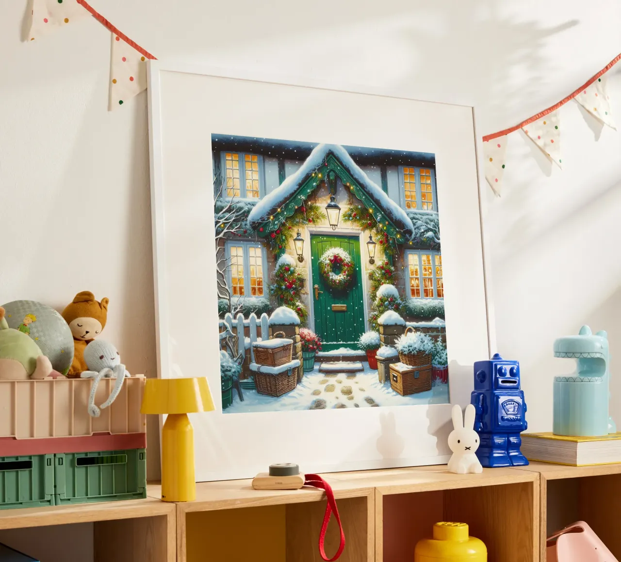 A CASA PER NATALE carta hahnemühle da ARTOMATIC