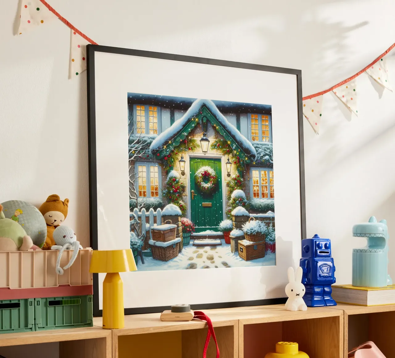 A CASA PER NATALE carta hahnemühle da ARTOMATIC