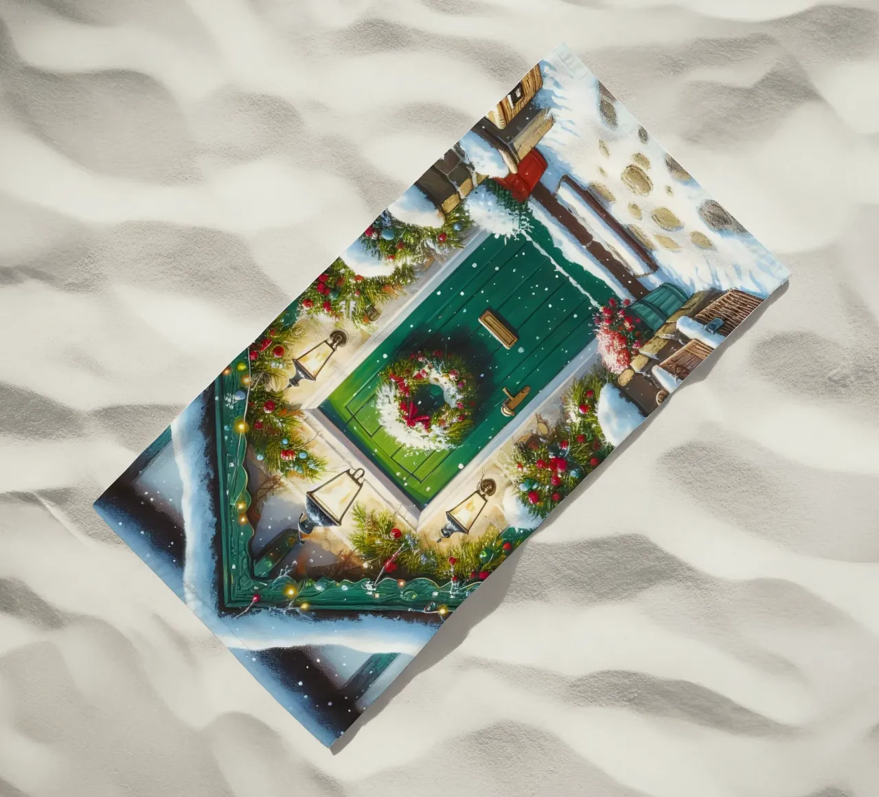 A CASA PER NATALE telo mare da ARTOMATIC