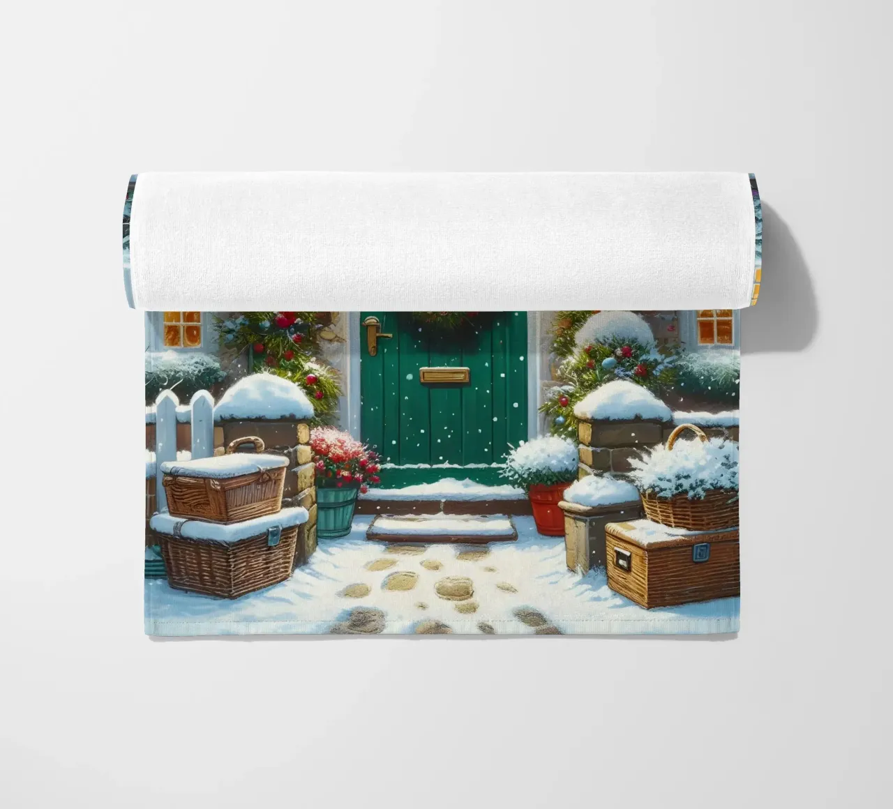 A CASA PER NATALE telo mare da ARTOMATIC