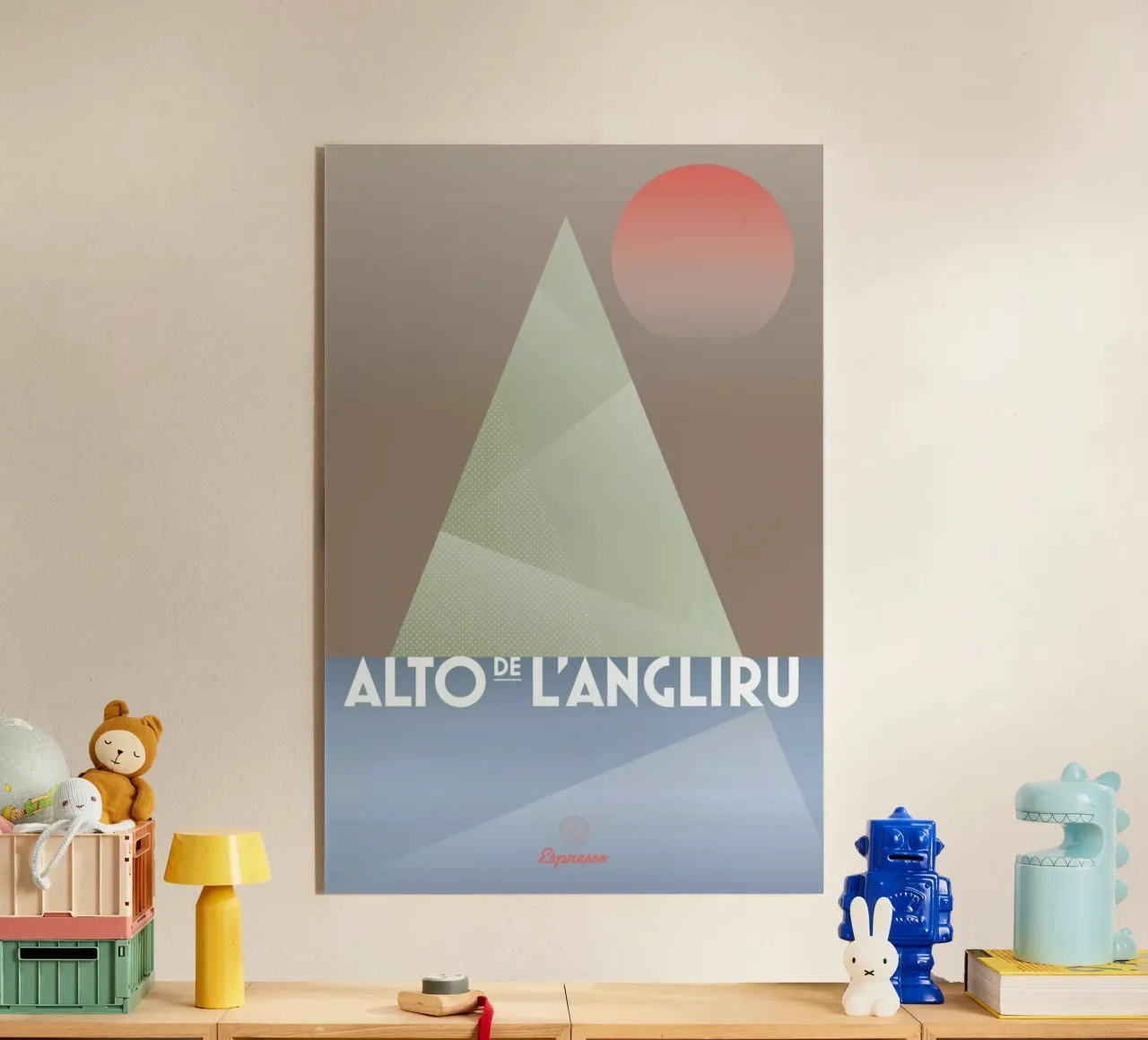 Alto de L'Angliru II plexiglass da Benjamin Andresen