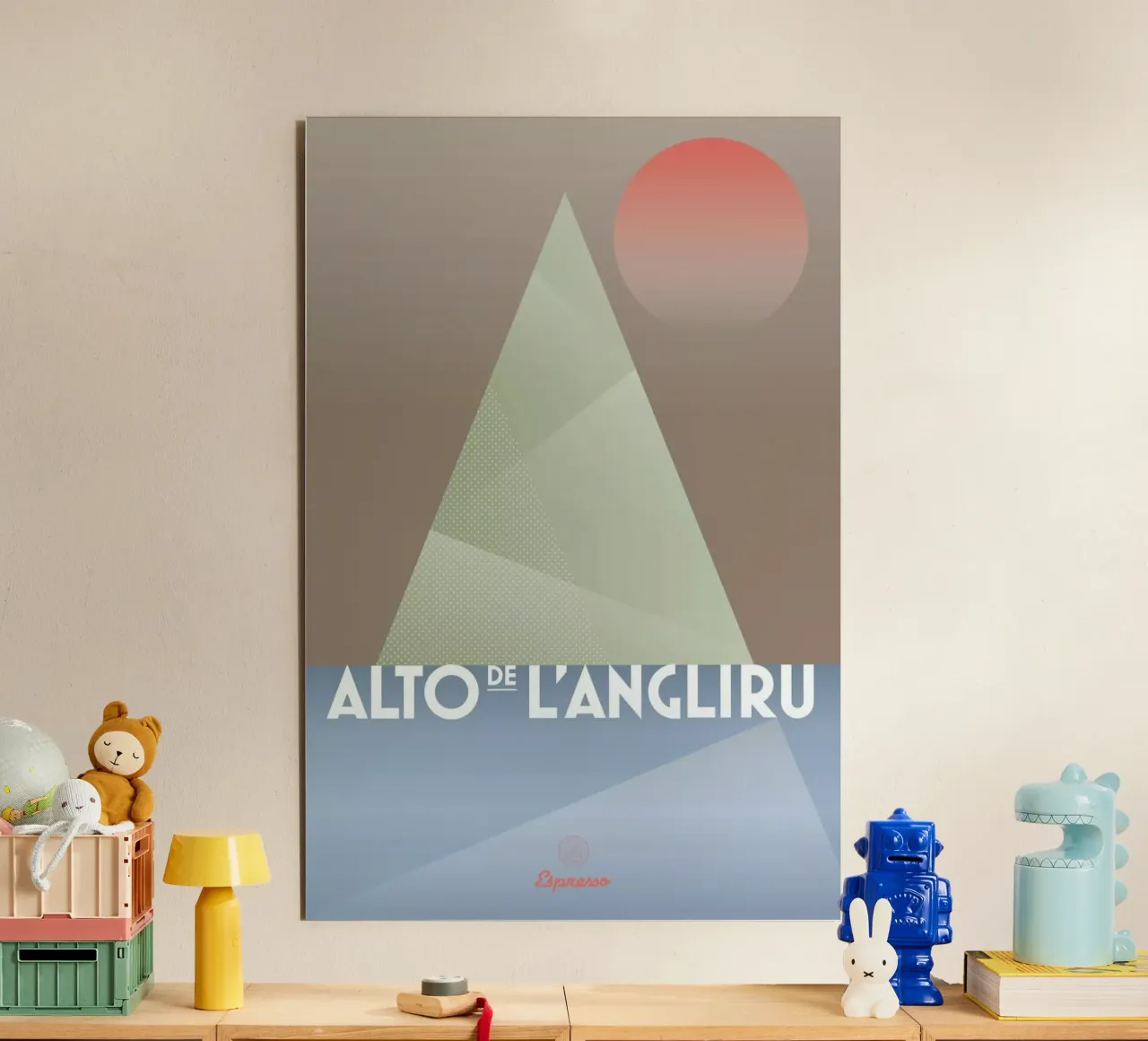 Alto de L'Angliru II alluminio dibond da Benjamin Andresen