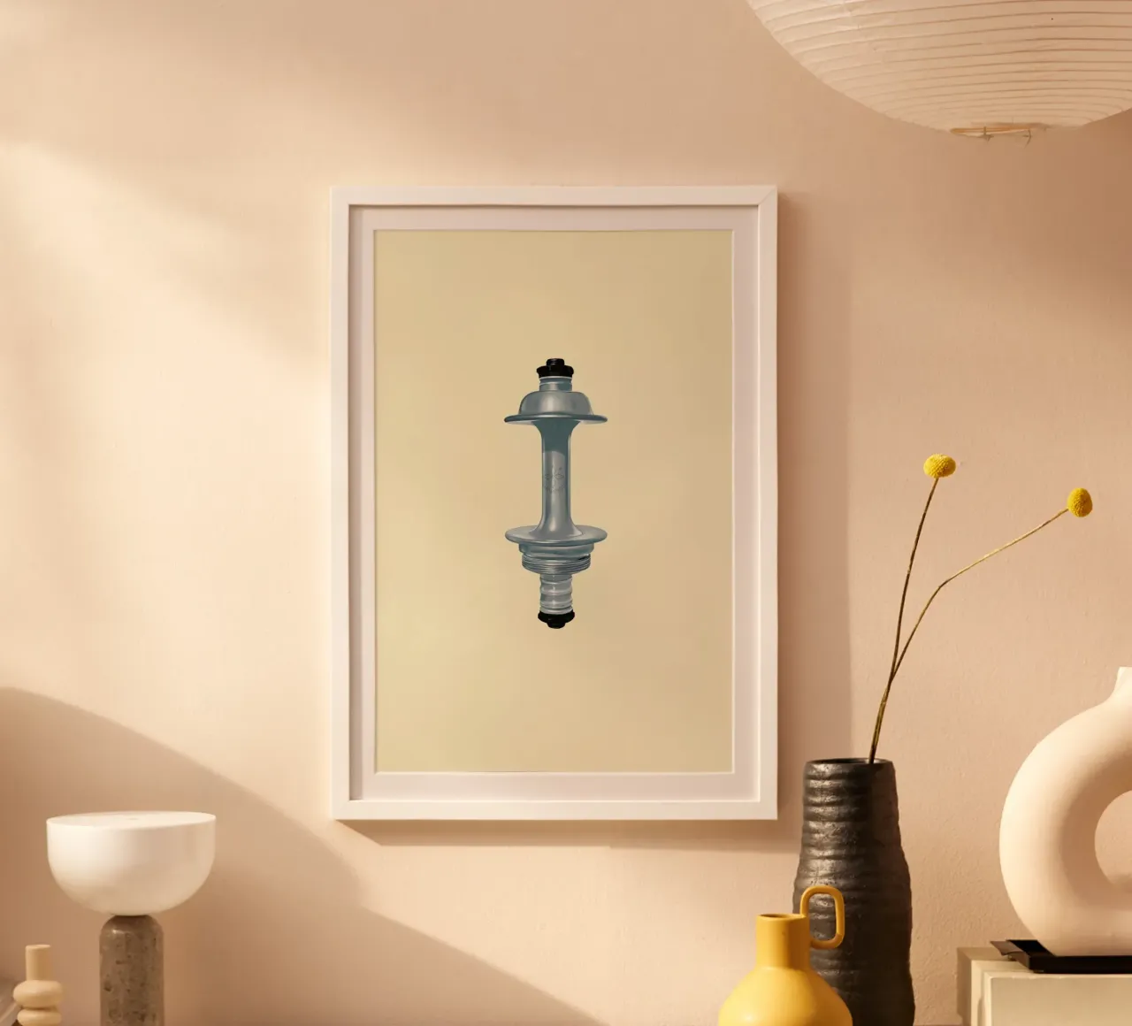 Campa IV poster con telaio in alluminio da Benjamin Andresen