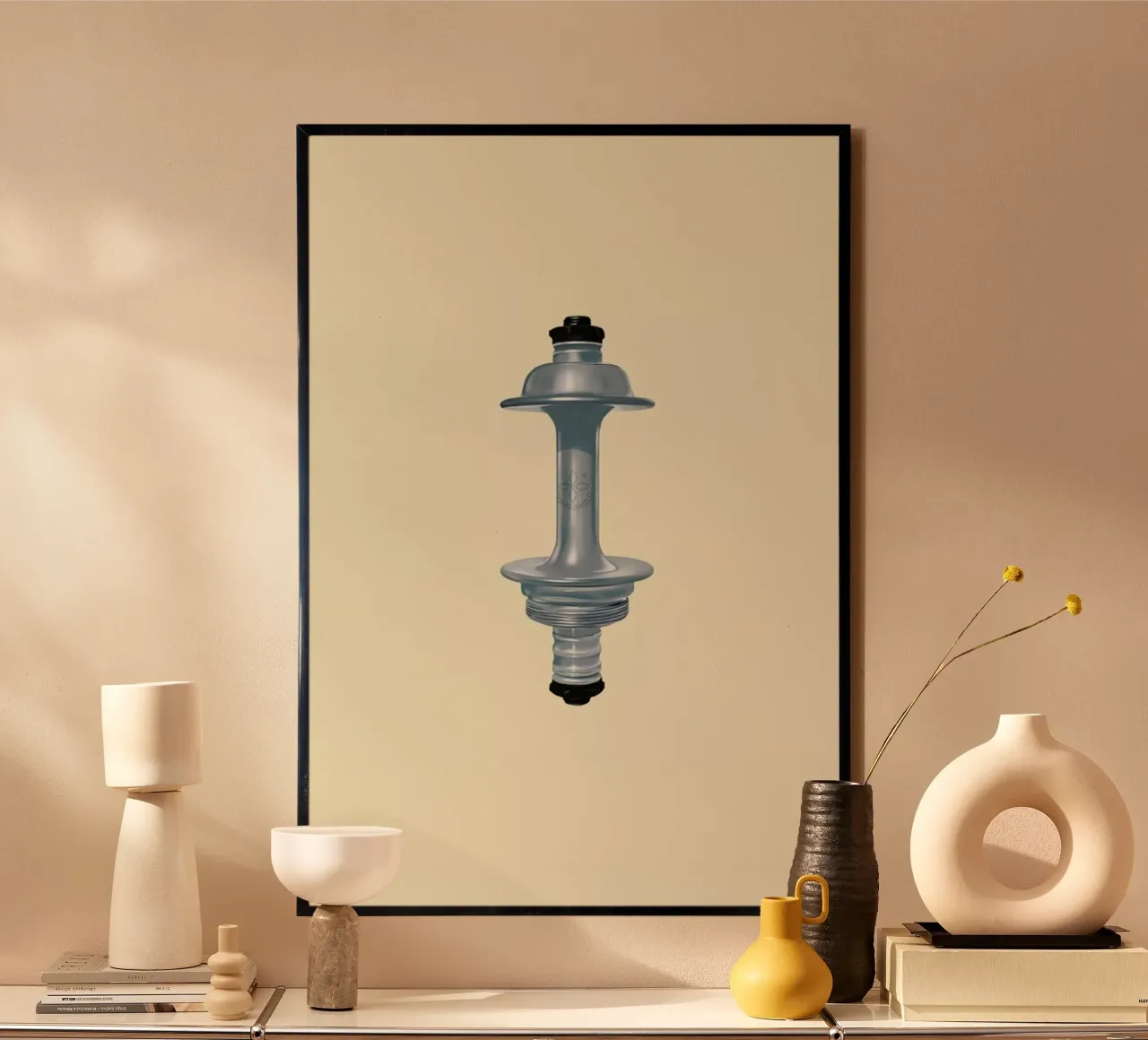 Campa IV poster con telaio in alluminio da Benjamin Andresen