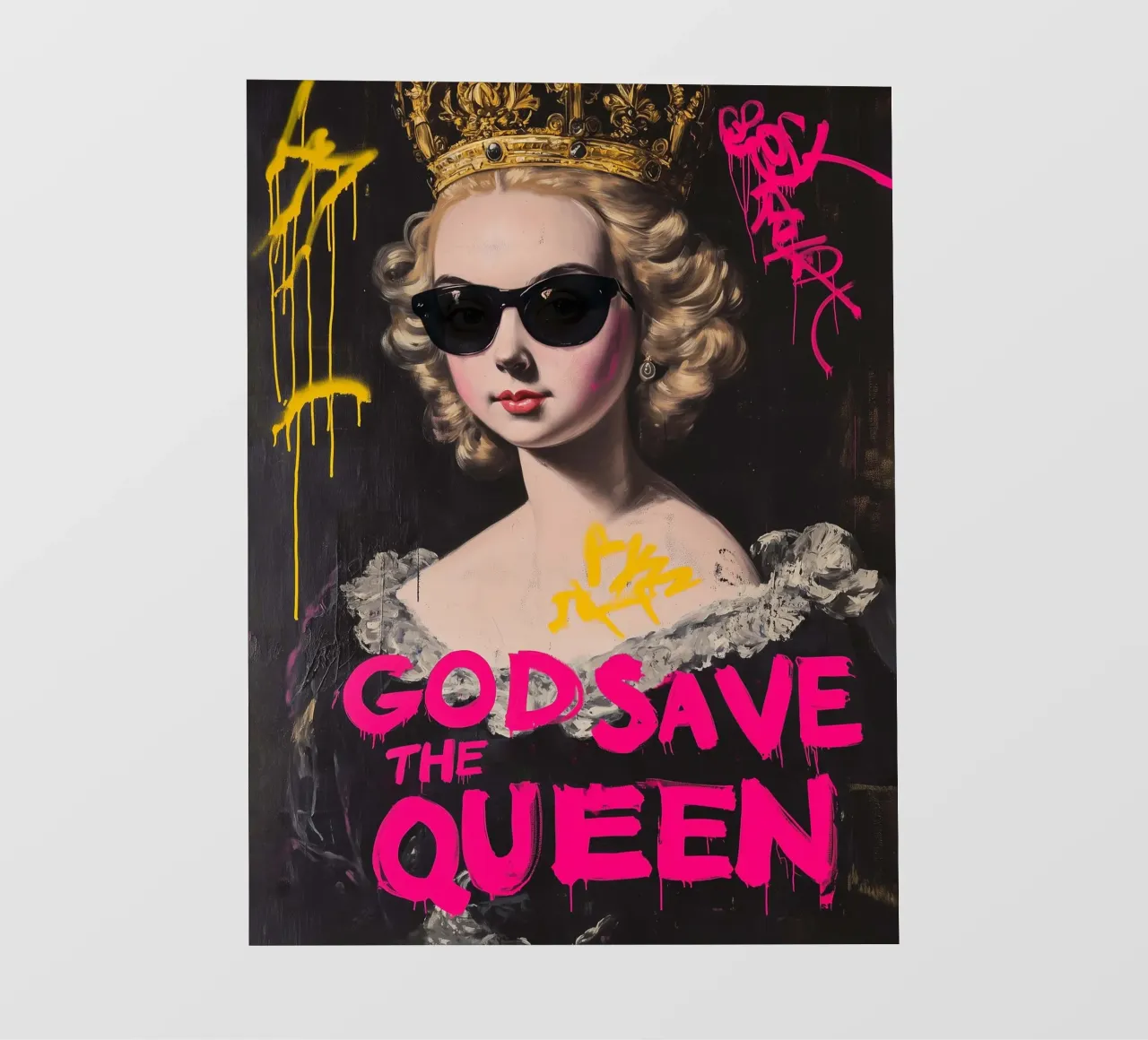 God Save the Queen pellicola backlit da Dikhotomy
