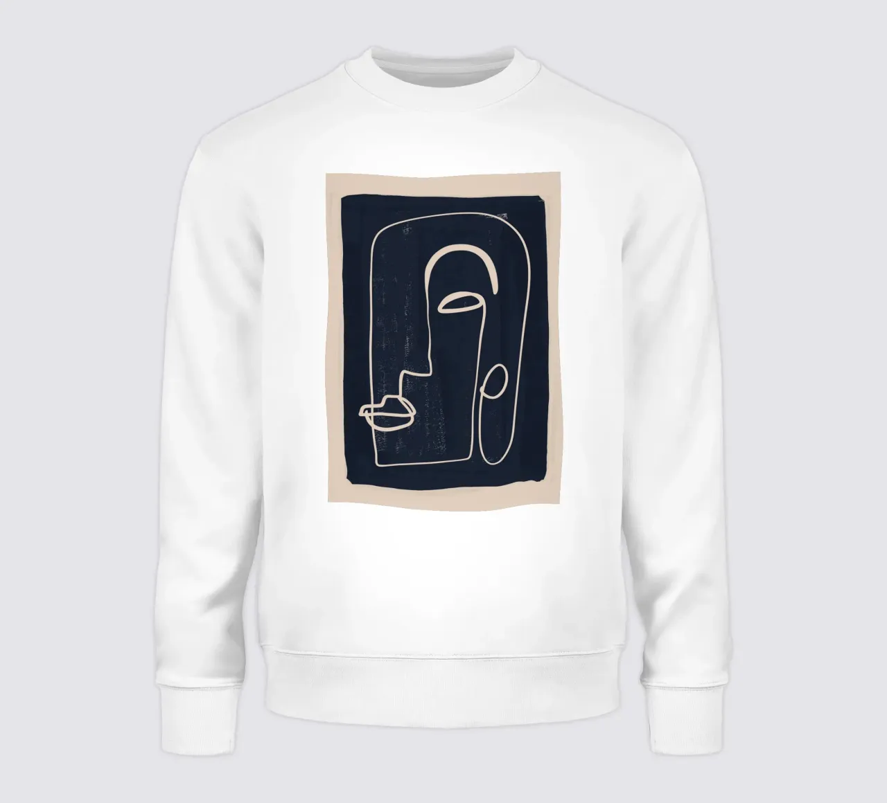 Volto astratto 22 felpa da ThingDesign