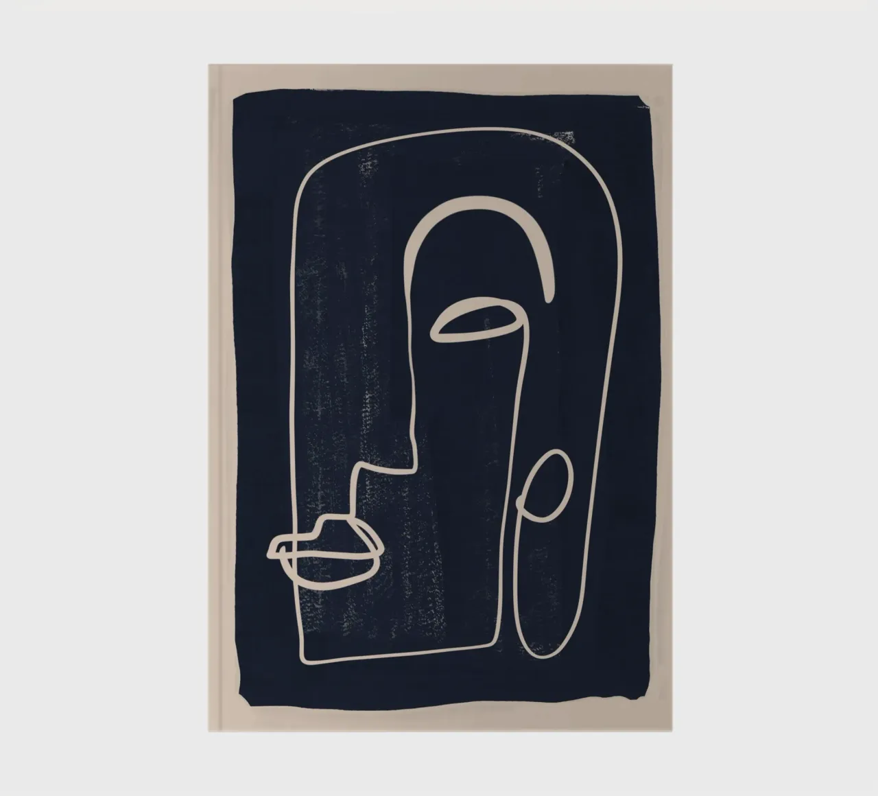 Abstract Face 22 notebook by ThingDesign