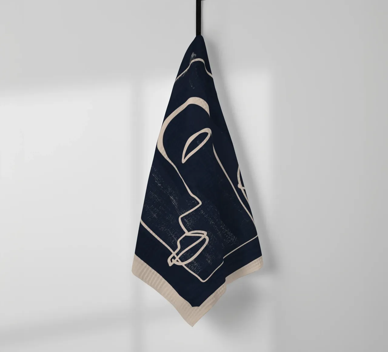 Visage abstrait 22 torchon de ThingDesign