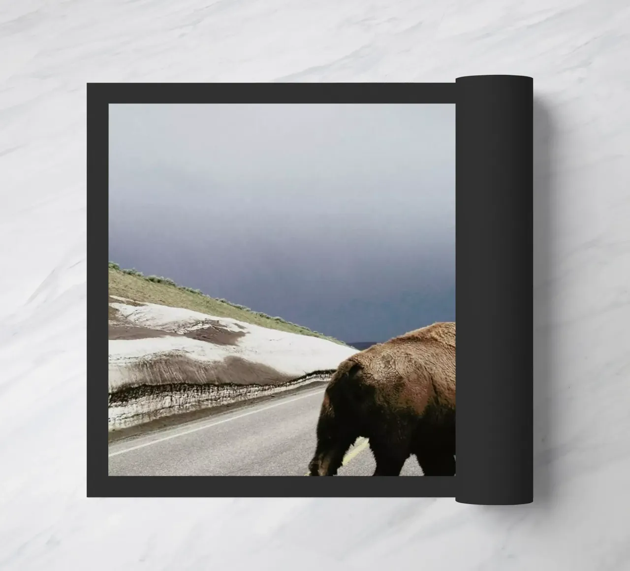 Street Walker Fußmatte von Kevin Russ