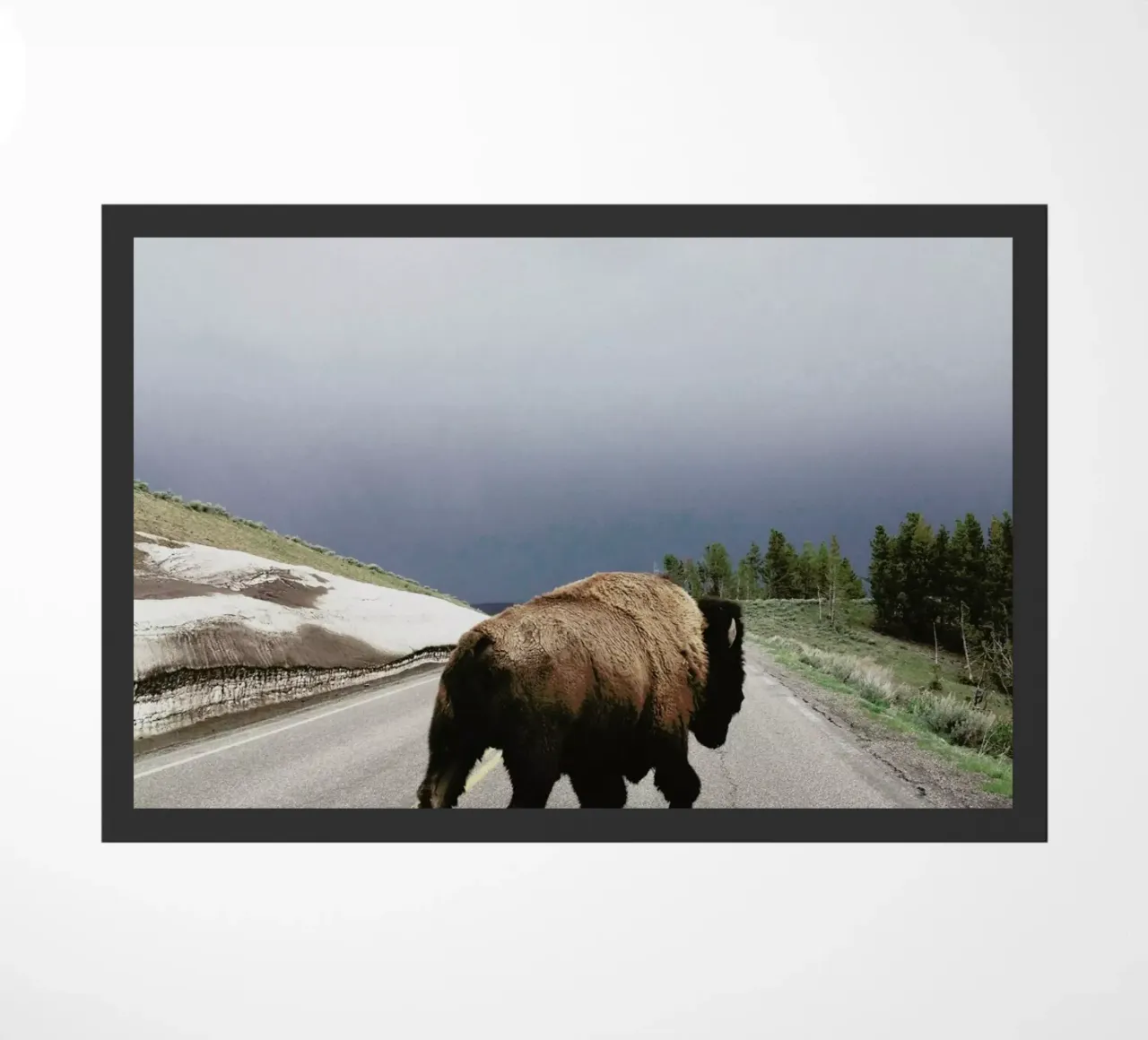 Street Walker Fußmatte von Kevin Russ