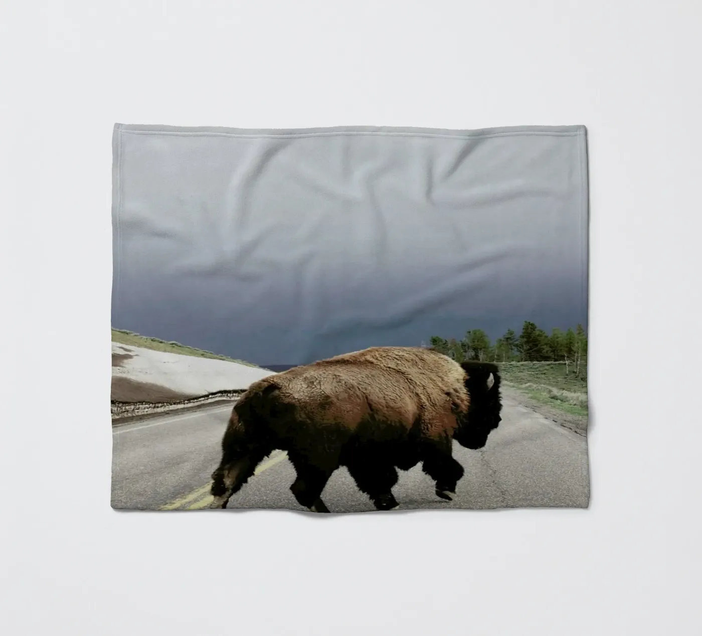Street Walker Fleecedecke von Kevin Russ