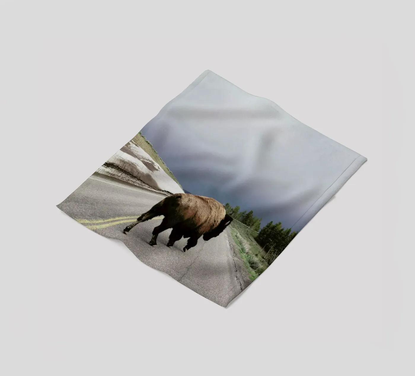 Street Walker Fleecedecke von Kevin Russ