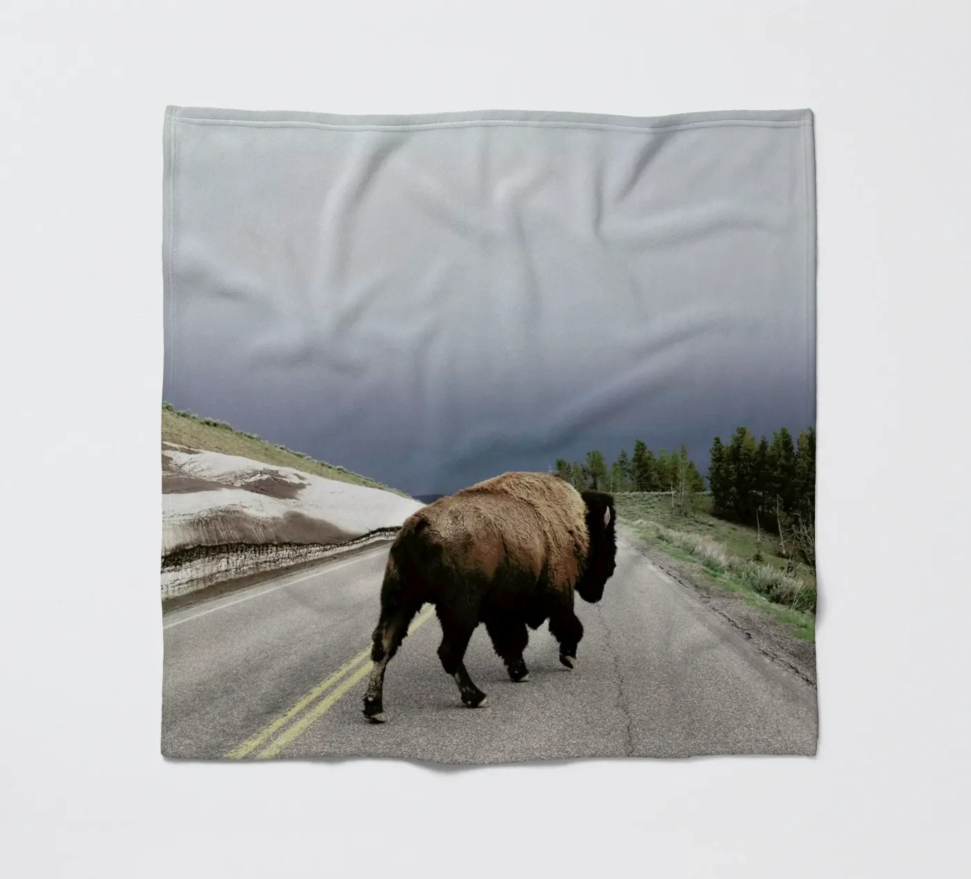 Street Walker Fleecedecke von Kevin Russ