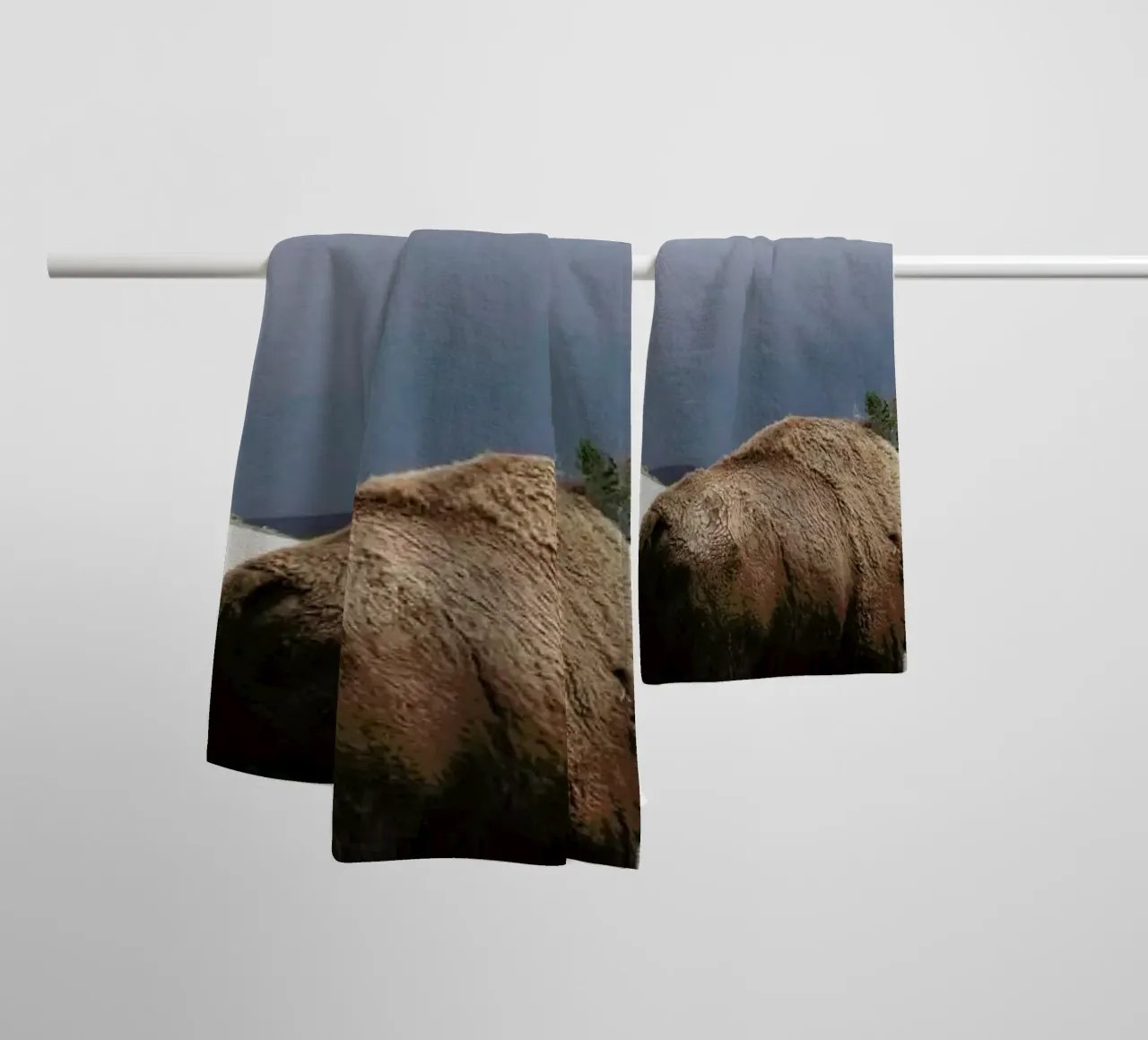 Street Walker towel by Kevin Russ