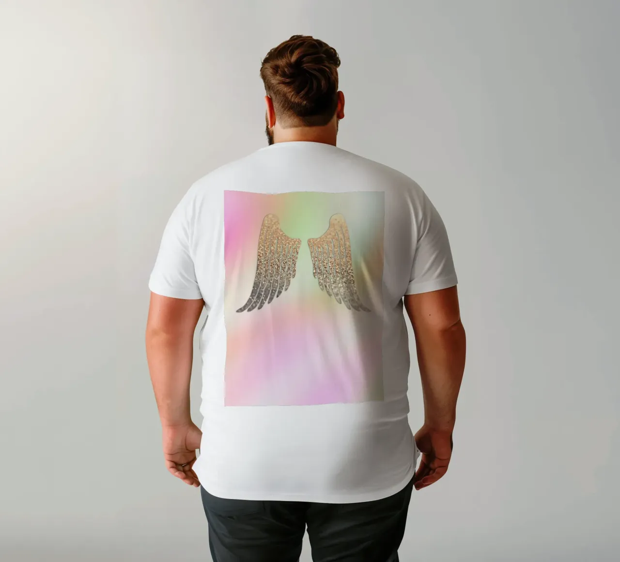 Ali d'oro Arcobaleno t-shirt da Monika Strigel