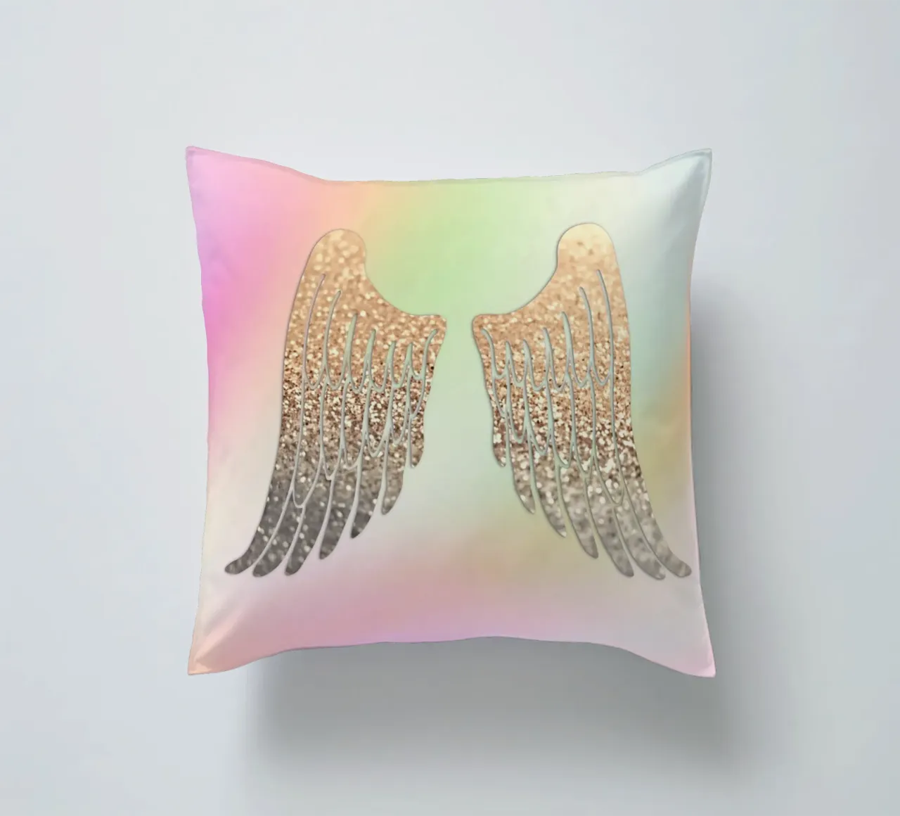 Ali d'oro Arcobaleno cuscino da Monika Strigel