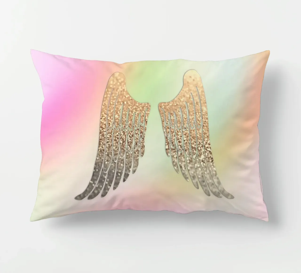 Ali d'oro Arcobaleno cuscino da Monika Strigel