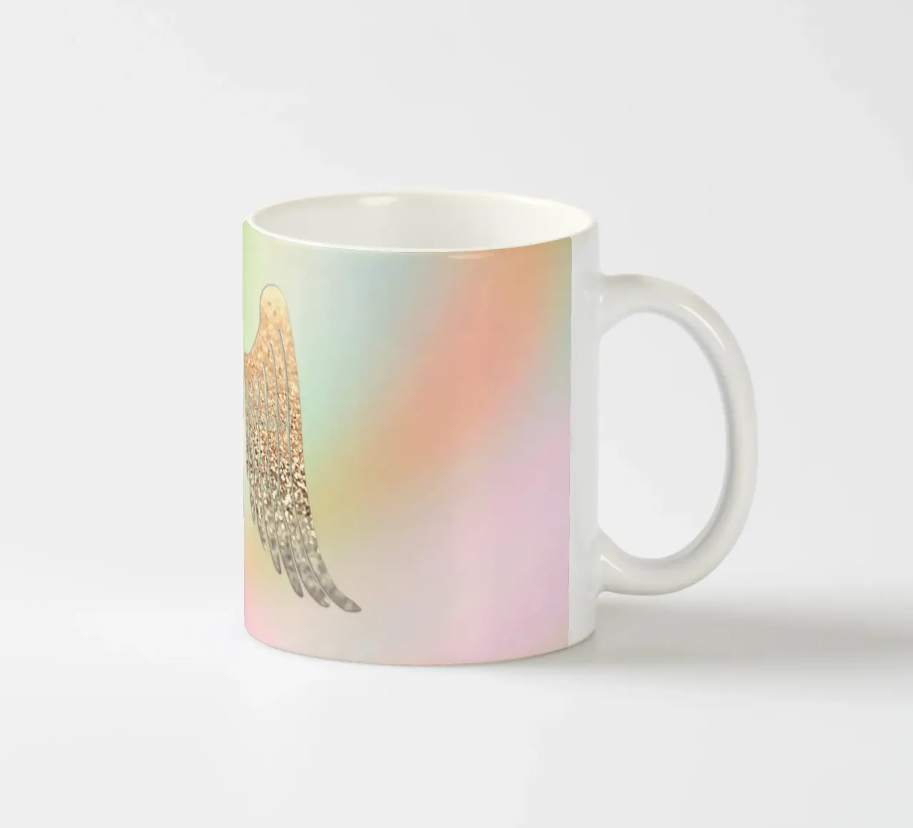 Ali d'oro Arcobaleno tazza in ceramica da Monika Strigel