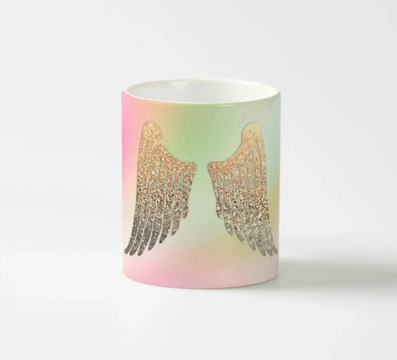 Ali d'oro Arcobaleno tazza in ceramica da Monika Strigel