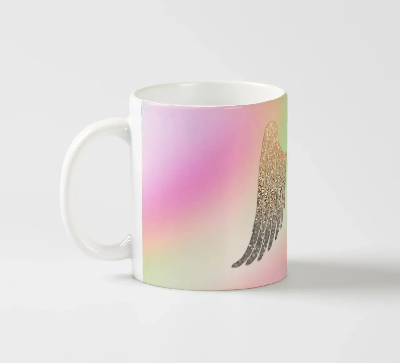 Ali d'oro Arcobaleno tazza in ceramica da Monika Strigel