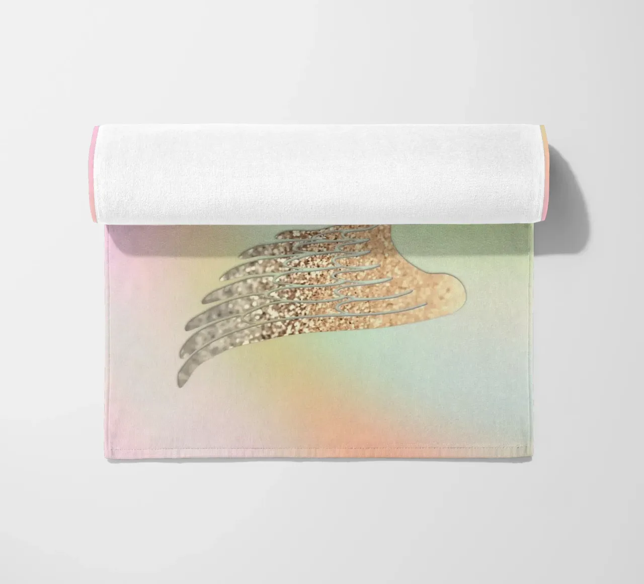 Ali d'oro Arcobaleno telo mare da Monika Strigel