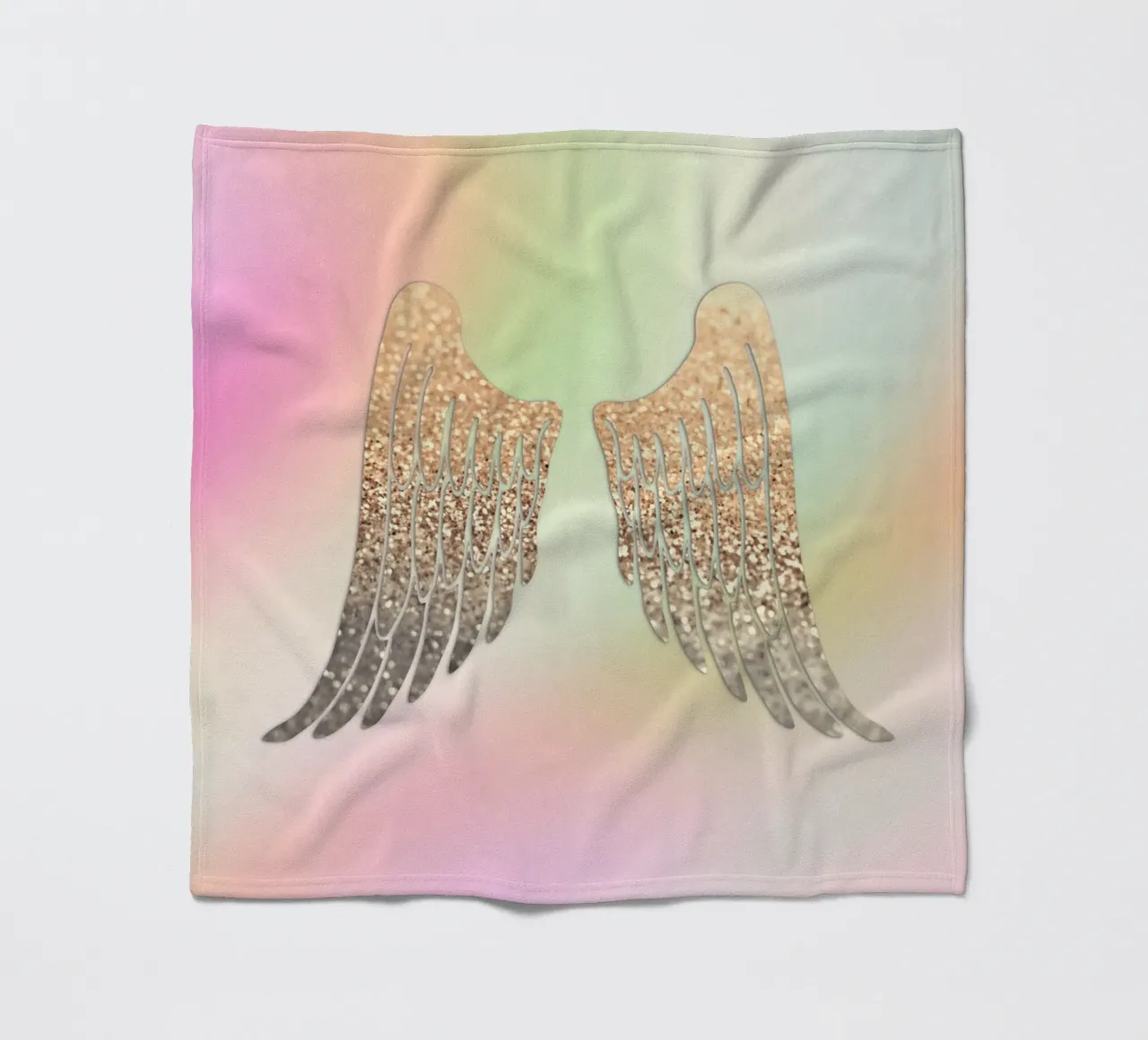 Ali d'oro Arcobaleno coperta in pile da Monika Strigel