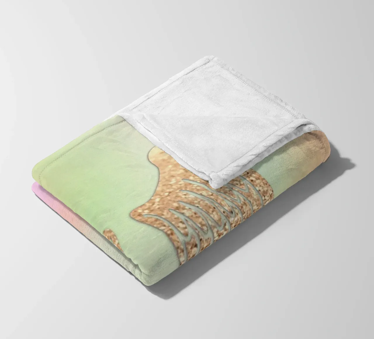 Ali d'oro Arcobaleno coperta in pile da Monika Strigel