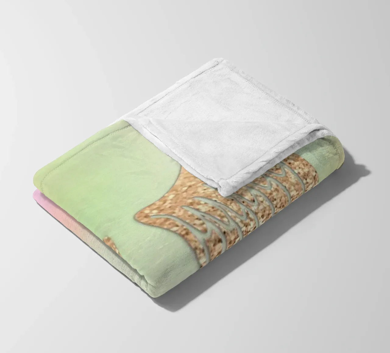 Ali d'oro Arcobaleno coperta in pile da Monika Strigel