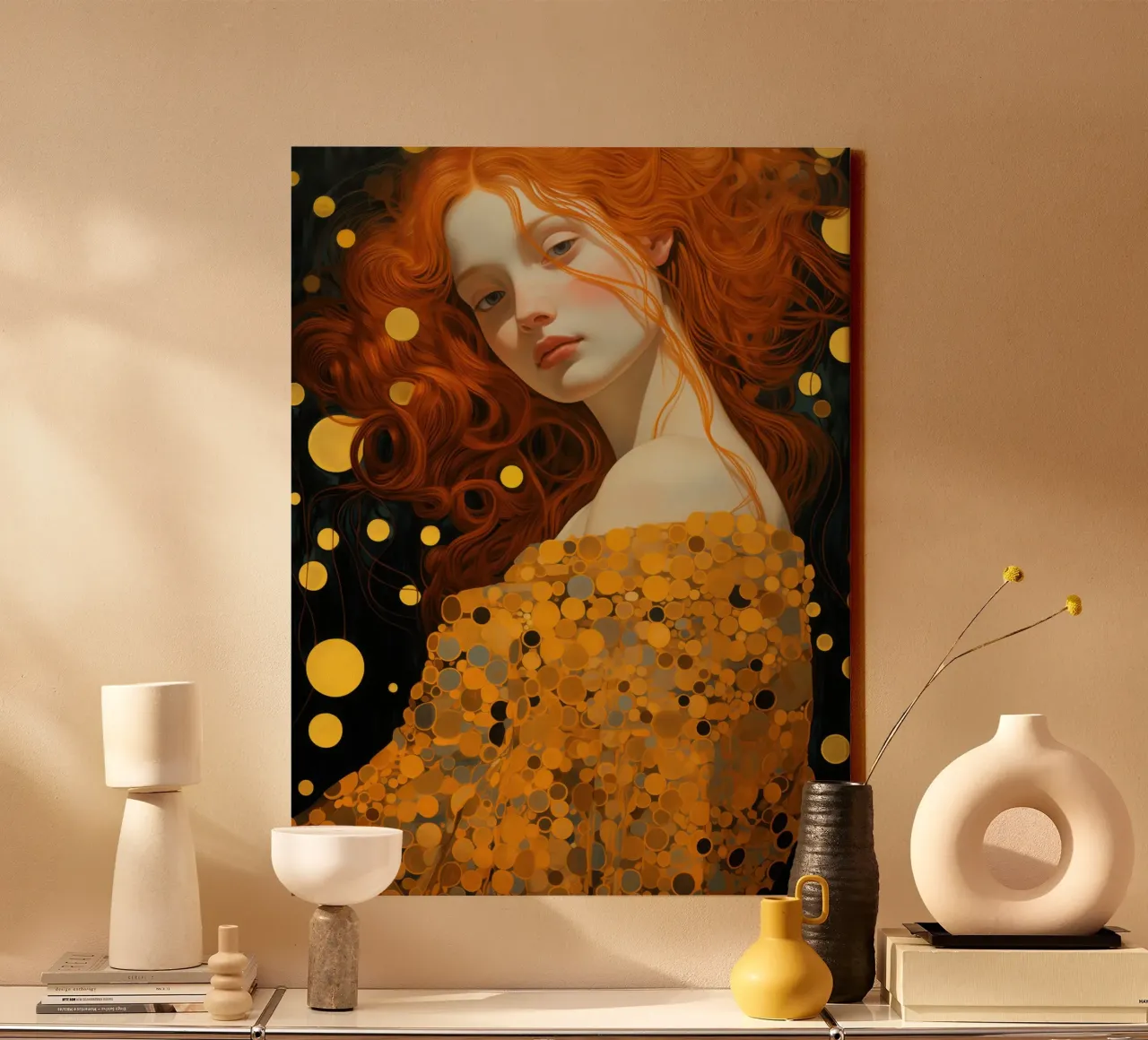 La nipote di Klimt | Ispirata da Gustav Klimt tela da Autofocus