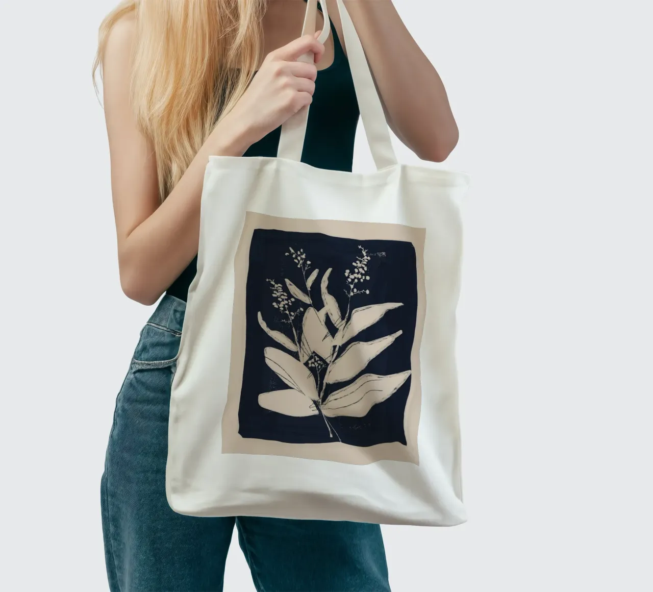 impianto minimo 20 borsa in juta da ThingDesign