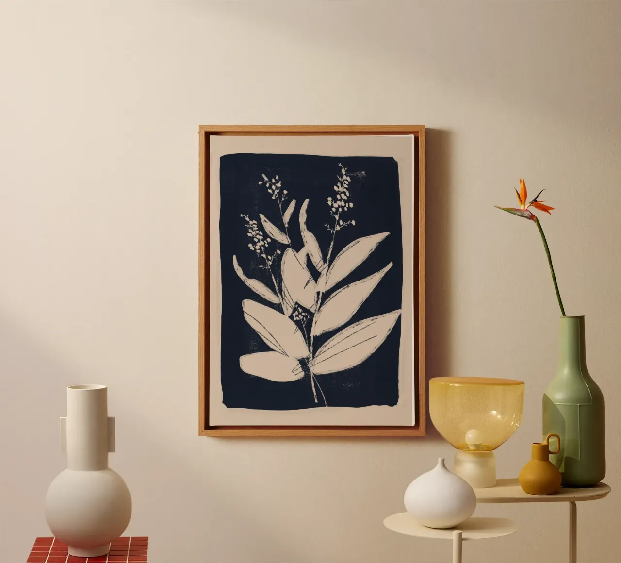 impianto minimo 20 tela con Cornice a cassetta da ThingDesign