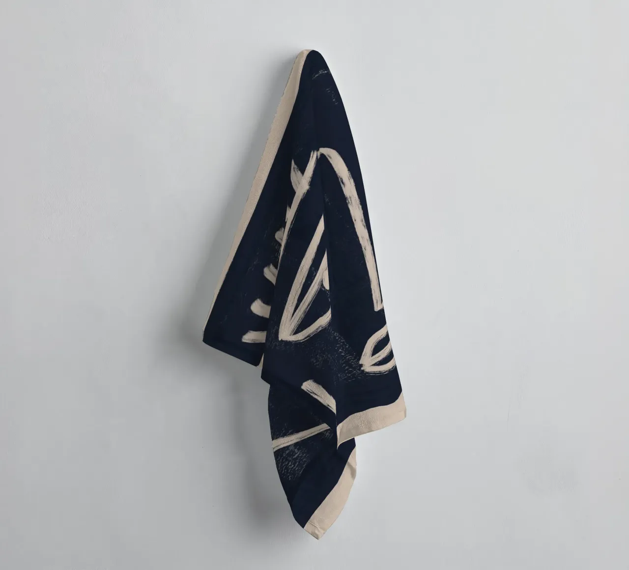 Abstraktes Gesicht 23 Handtuch von ThingDesign