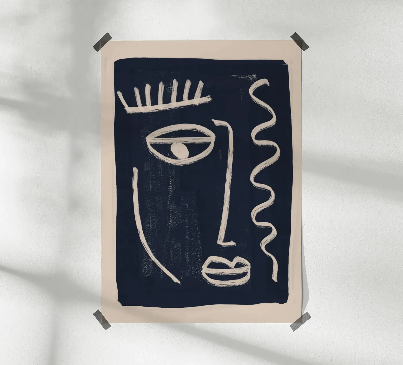 Abstract Face 23 poster by ThingDesign